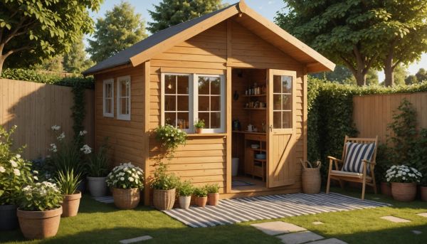 Transformez votre extérieur avec un abri de jardin accueillant